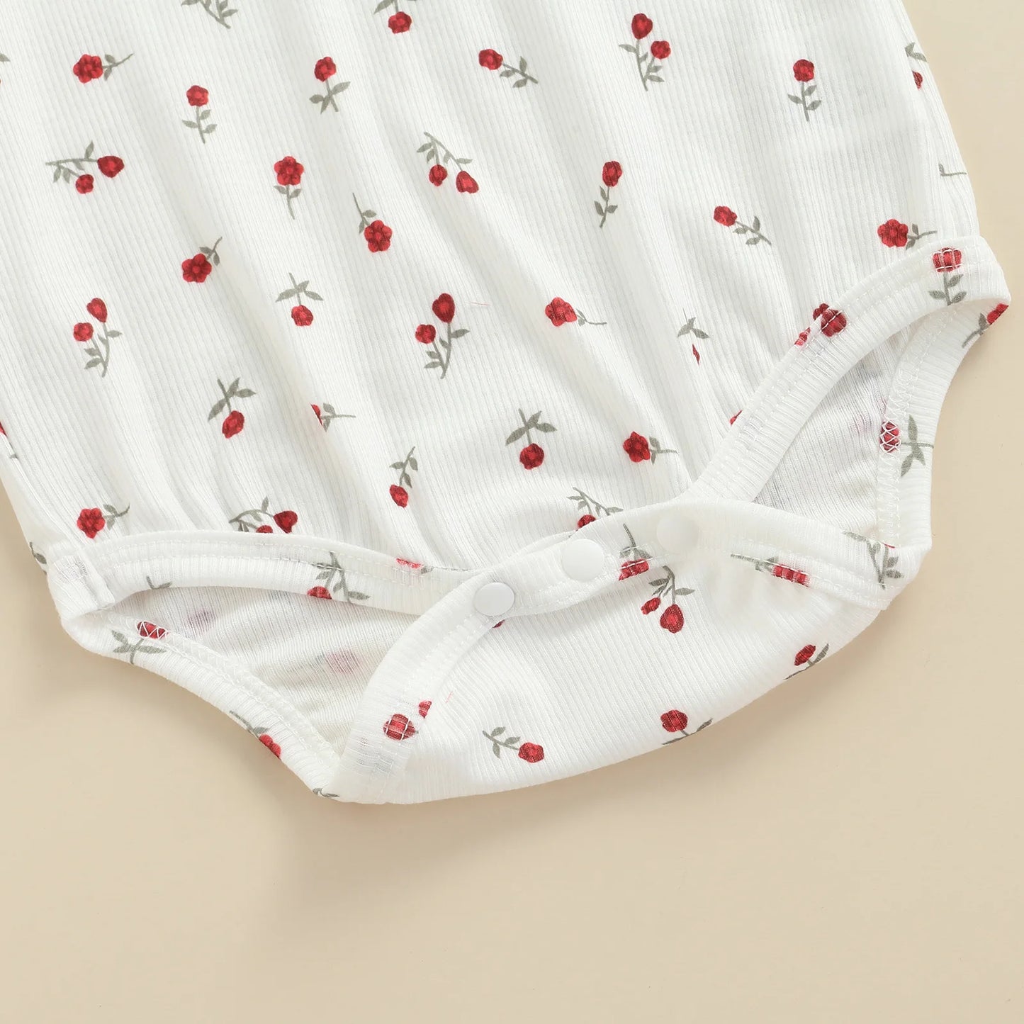 Baby Mädchen 0-18 Monate – Herbst-/Frühjahrsanzug, Langarm Body & Rüschenkleid mit Floral Print – Bequeme Babykleidung für die kühleren Monate