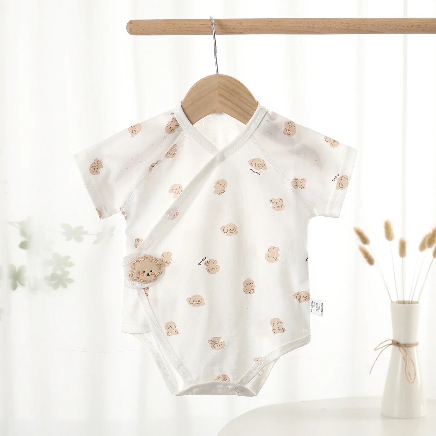 Unisex Body 0-12 Monate, 100% Baumwolle, Kurzarm