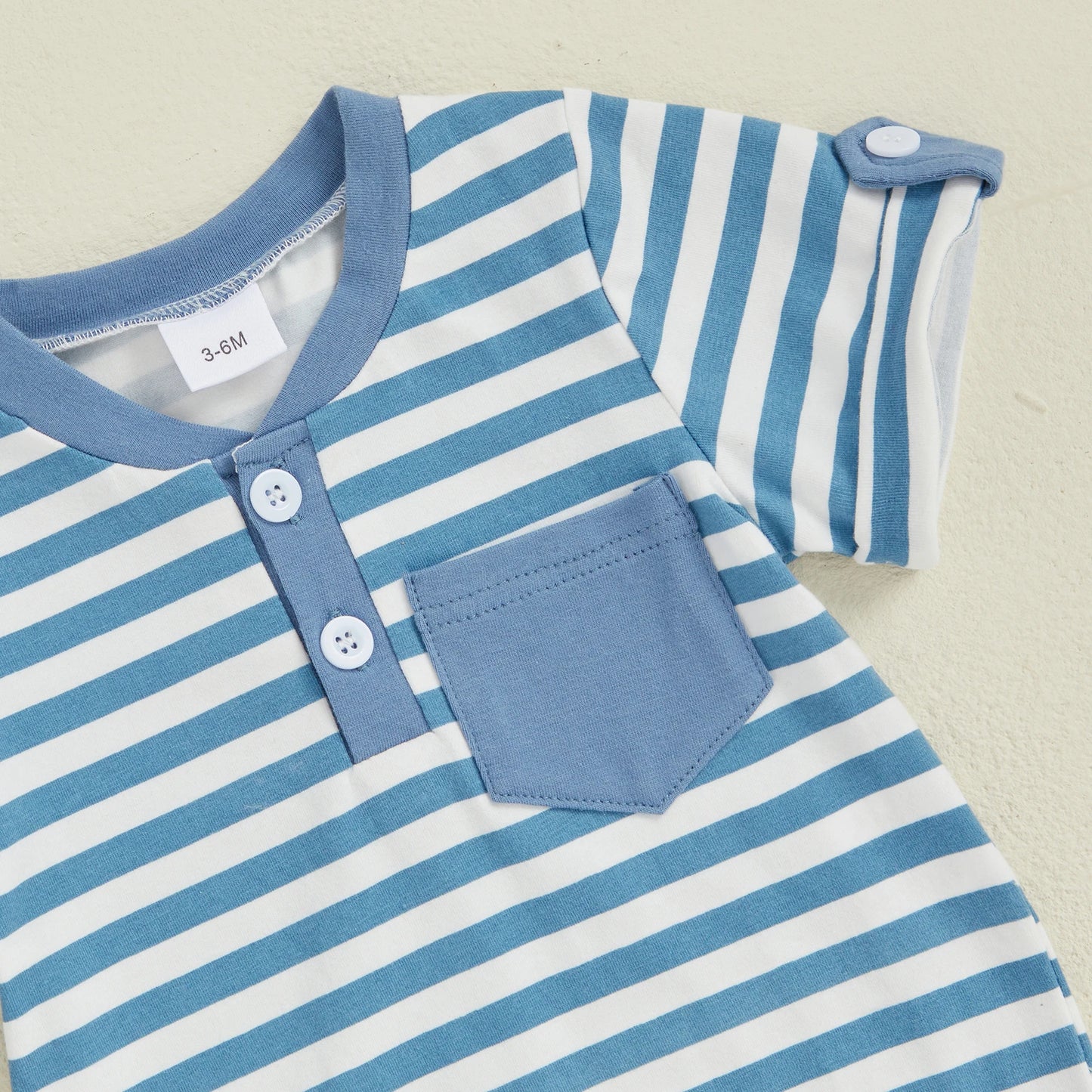 Jungen Baby-Set 0–24 Monate, Kurzarm – Set aus 2 Teilen: Body und kurze Shorts