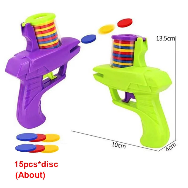 Outdoor Kinder-Spiel Schaumstoff Disc Schießgerät – Flug-Disc Wurf-Lancierpistole für Eltern-Kind-Interaktion