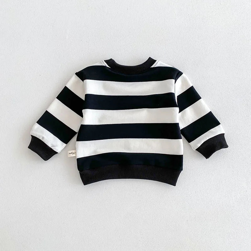 Langarmshirt für Jungen – 100 % Baumwolle – Für 6 Monate bis 3 Jahre – Bequemes Baby- und Kleinkinder-Shirt für jeden Tag
