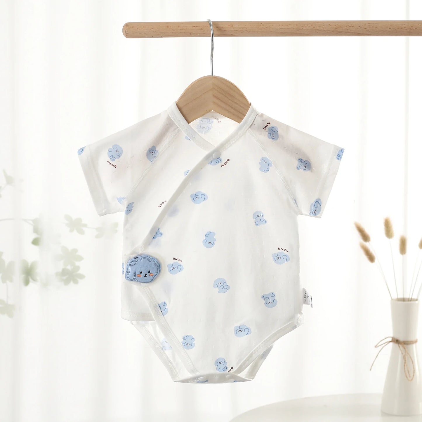 Unisex Body 0-12 Monate, 100% Baumwolle, Kurzarm