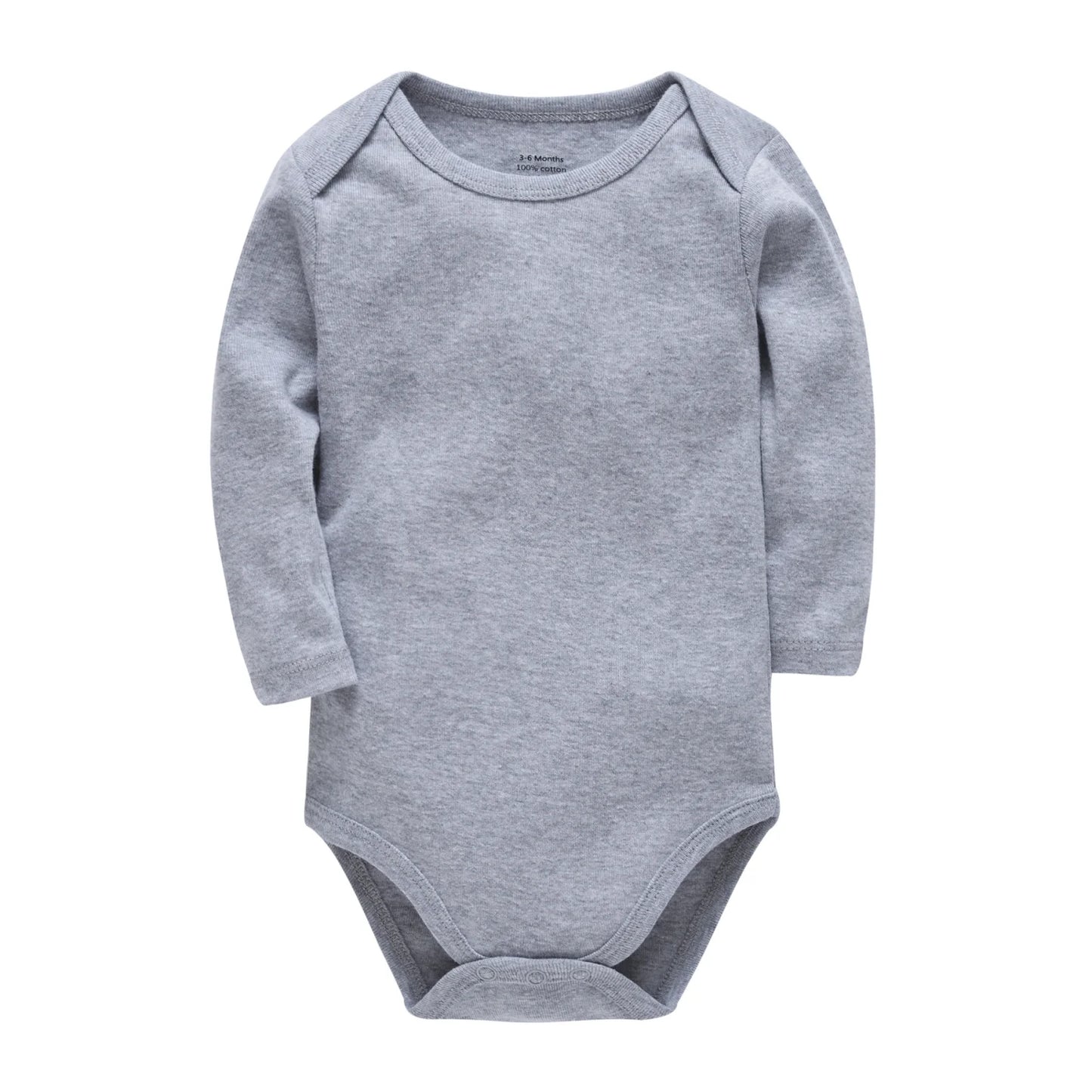 Unisex Body 0-24 Monate, 100% Baumwolle, Langarm
