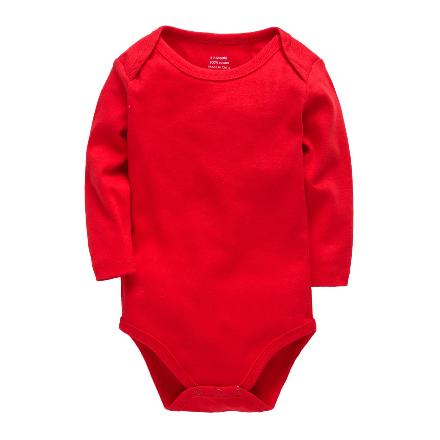 Unisex Body 0-24 Monate, 100% Baumwolle, Langarm