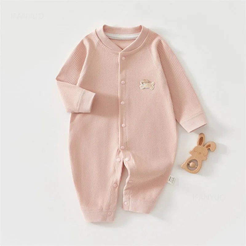 Unisex Baby Strampler 0–24 Monate, Langarm, 100% Baumwolle – Perfekt für Alltag & Schlaf