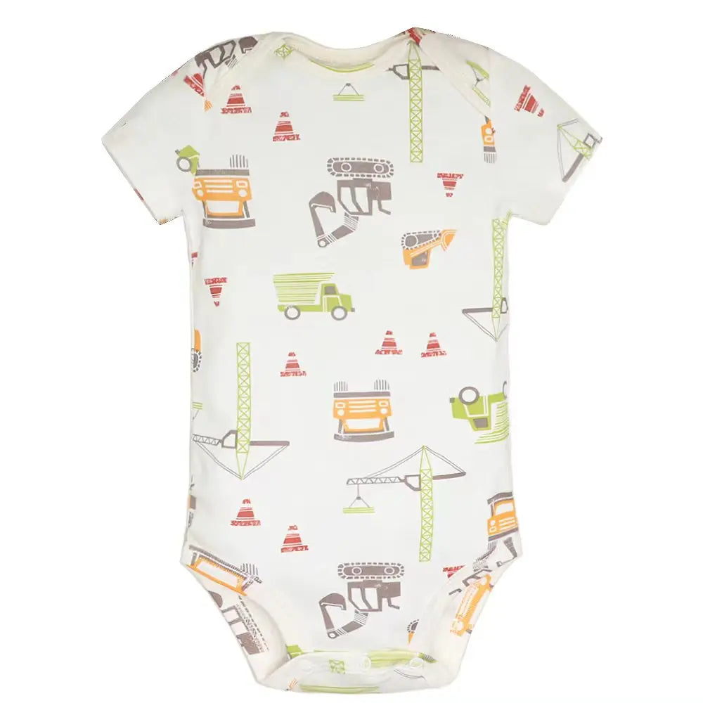 Unisex Body 0-24 Monate, 100% Baumwolle, Kurzarm, 5er Set