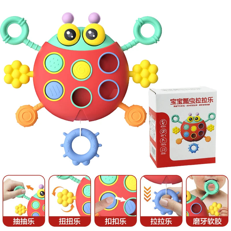 Montessori Bildungs-Spielwürfel für Kinder – Feinmotorische Fähigkeiten, Schlossbox, Hands-on-Fähigkeitstraining
