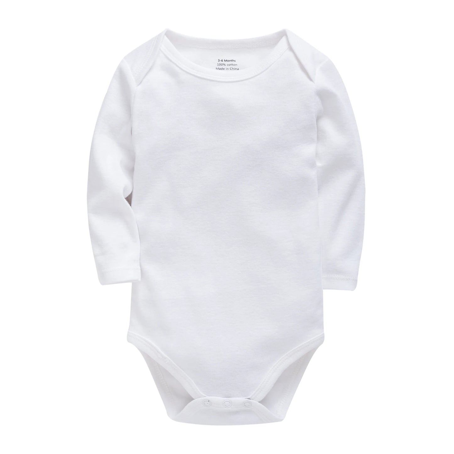 Unisex Body 0-24 Monate, 100% Baumwolle, Langarm