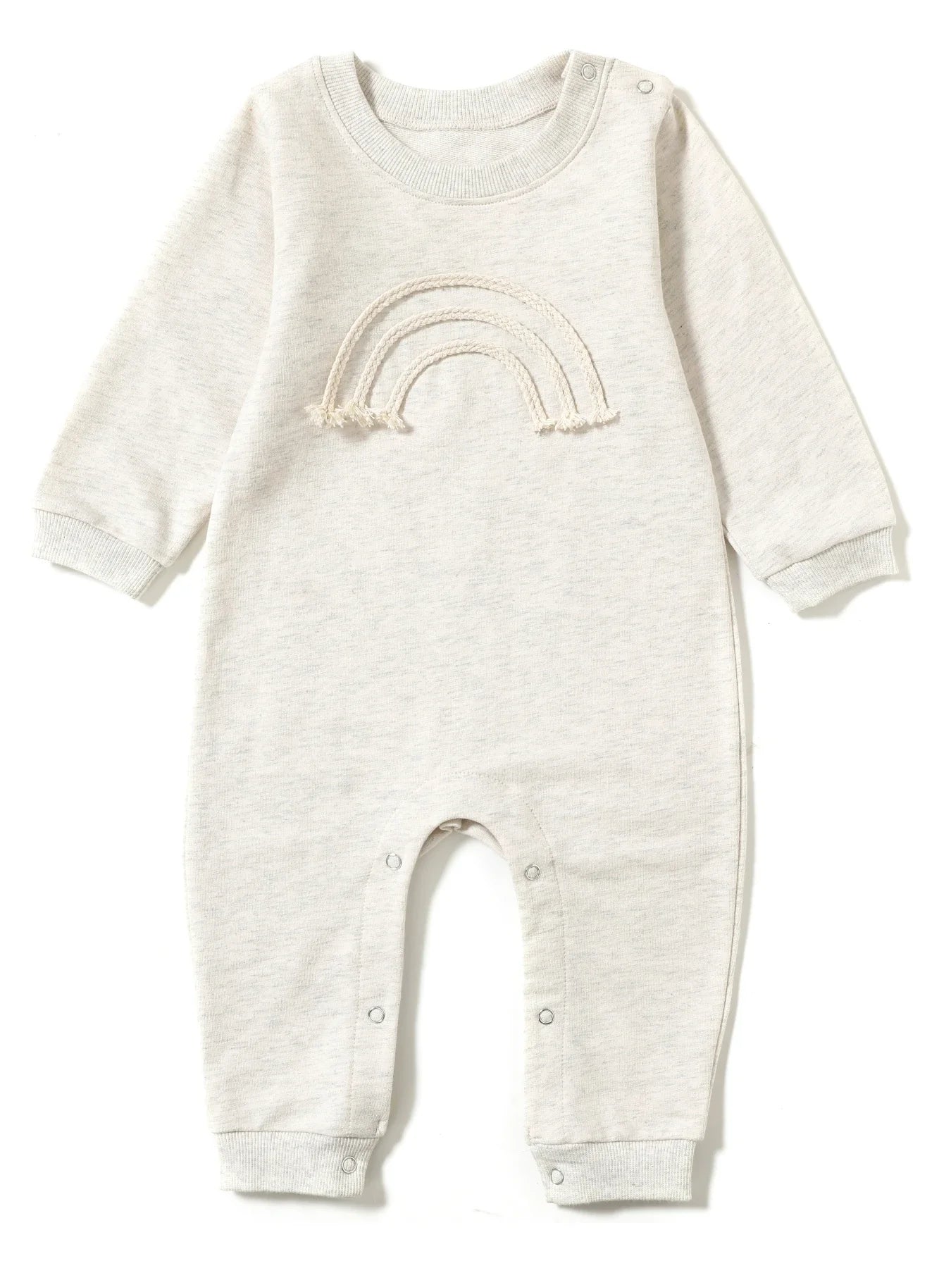 Unisex Strampler 0-24 Monate, 100% Baumwolle, Langarm