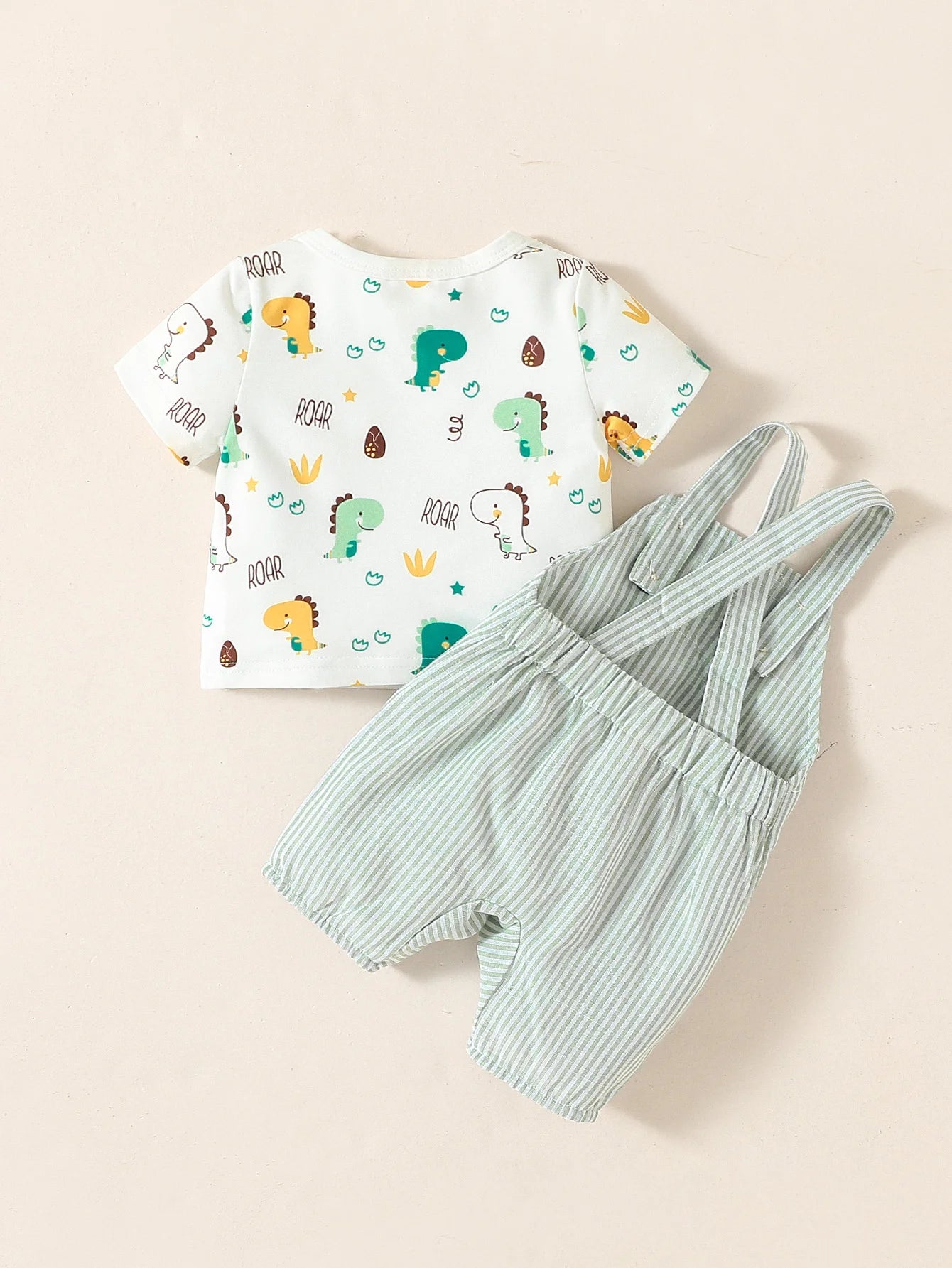 Jungen Baby-Set 0–24 Monate, Kurzarm – Set mit T-Shirt und Latzhose