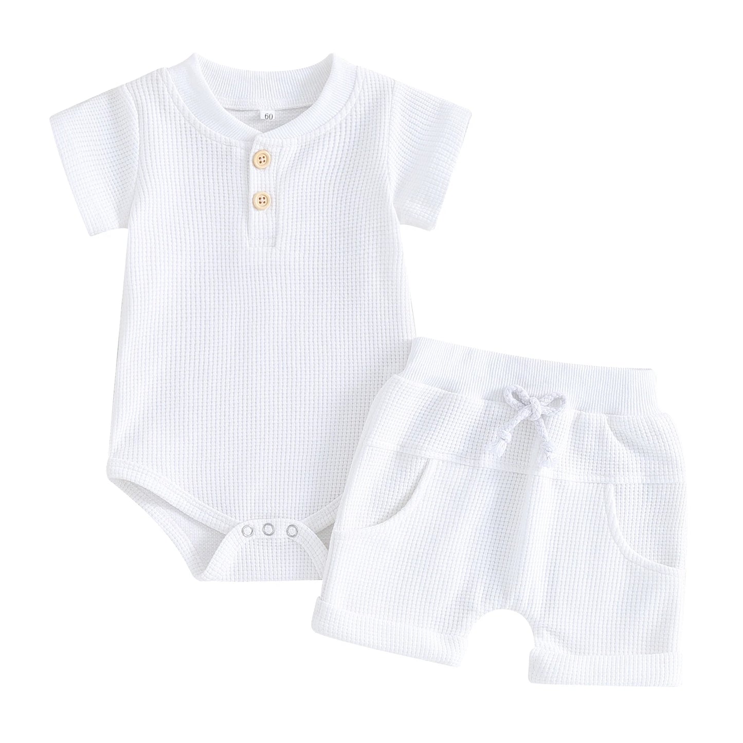Jungen Baby-Set 0–24 Monate, Kurzarm – Set aus T-Shirt und Shorts
