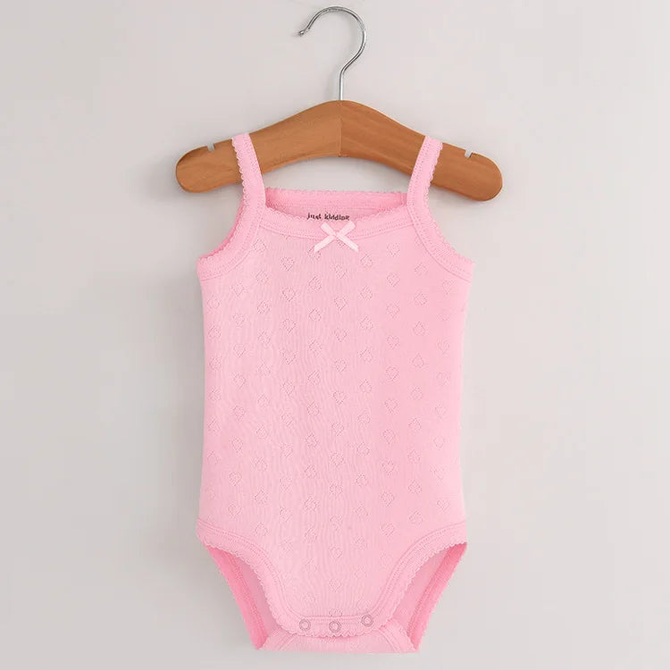 Ärmelloses Baby-Body aus 100% Baumwolle, Sommeroutfit für Mädchen, 3-36 Monat