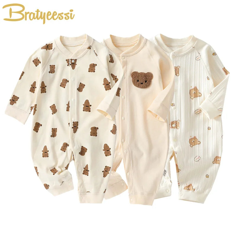 Unisex Strampler 0-24 Monate, 100% Baumwolle, Langarm
