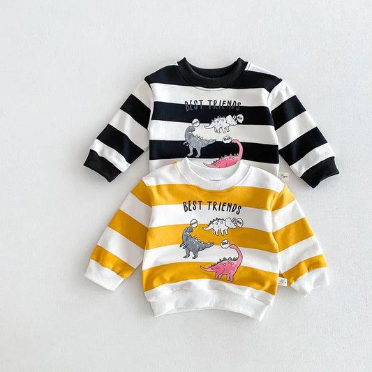 Langarmshirt für Jungen – 100 % Baumwolle – Für 6 Monate bis 3 Jahre – Bequemes Baby- und Kleinkinder-Shirt für jeden Tag