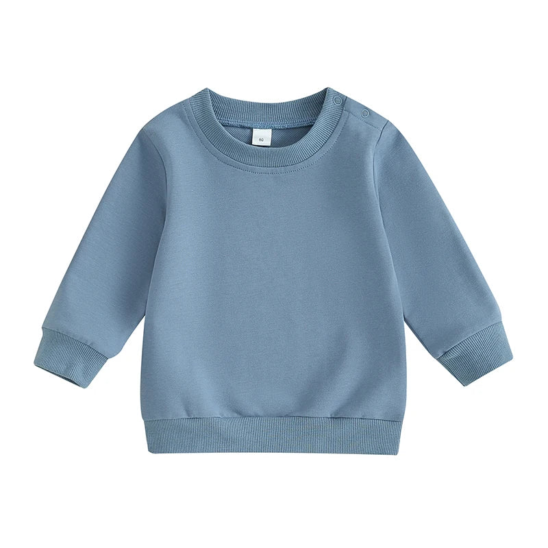 Pullover für Babys & Kleinkinder – Unisex Sweatshirt mit langen Ärmeln für Herbst und Frühling, für Jungen und Mädchen im Alter von 0–36 Monaten