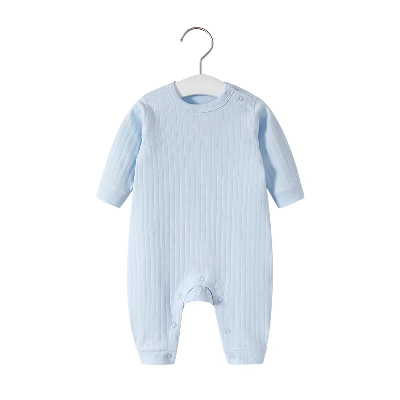 Unisex Strampler 0–24 Monate, 100% Baumwolle, Langarm – Komfortabel und Hautfreundlich für Ihr Baby
