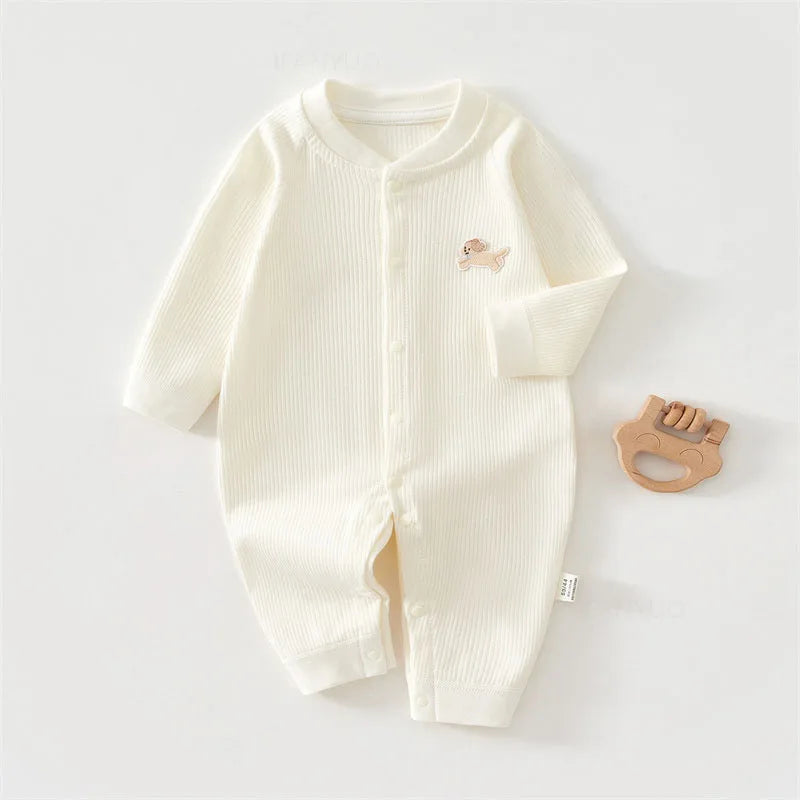 Unisex Baby Strampler 0–24 Monate, Langarm, 100% Baumwolle – Perfekt für Alltag & Schlaf