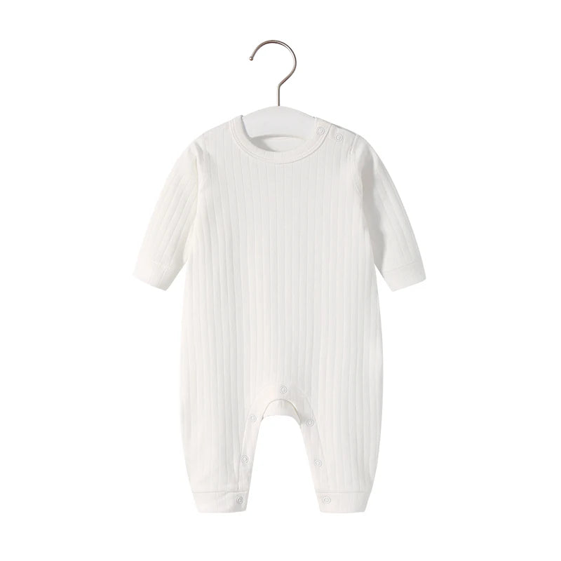 Unisex Strampler 0–24 Monate, 100% Baumwolle, Langarm – Komfortabel und Hautfreundlich für Ihr Baby