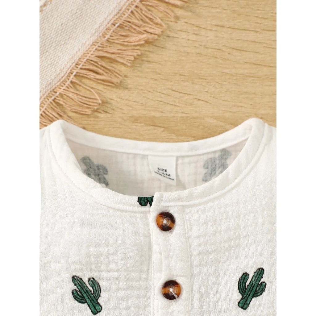 Jungen Baby-Set 0–24 Monate, 100% Baumwolle, Kurzarm – 2-teiliges Set aus T-Shirt und Shorts