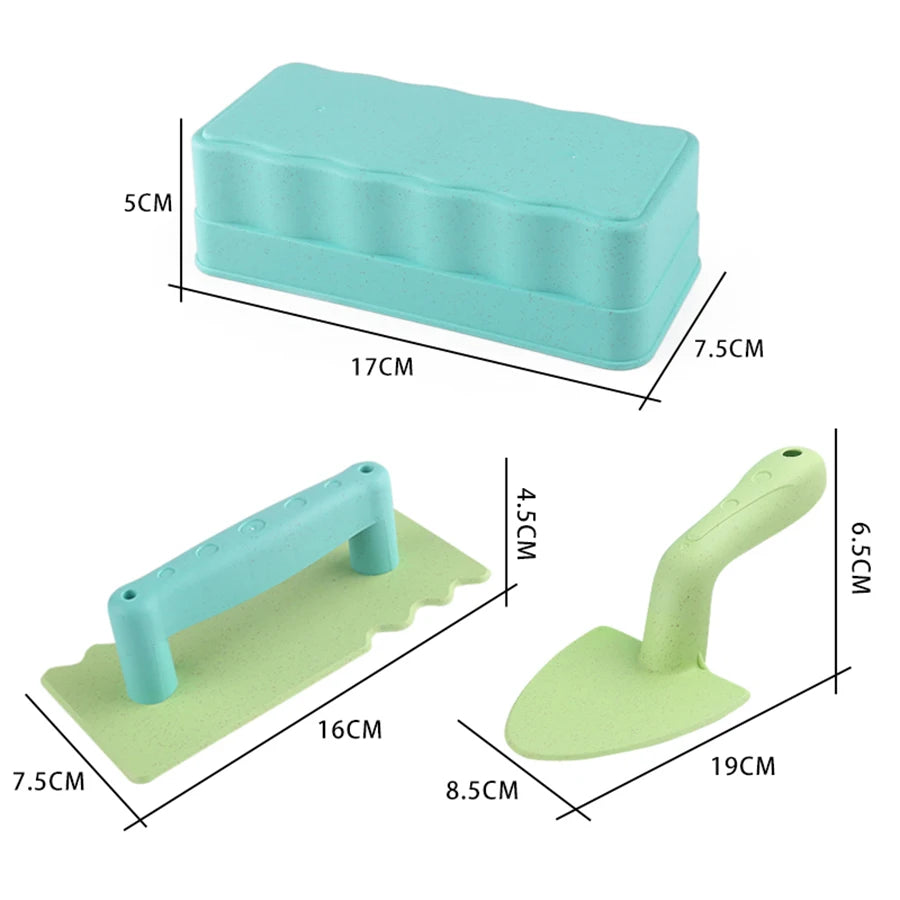 -teiliges Schneestrandspielzeug Sandburg-Form für den Winter und Sommer – Sandkastenformen für Kinder – Perfekt für Schnee- und Sandburgen – Geburtstagsgeschenk