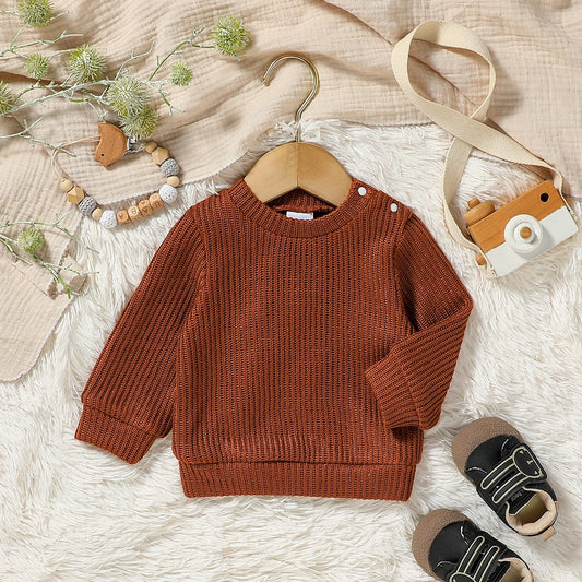 Unisex Baby Langarmshirt ohne Kapuze – Für 3 Monate bis 3 Jahre – Bequemer Pullover für Jungen & Mädchen