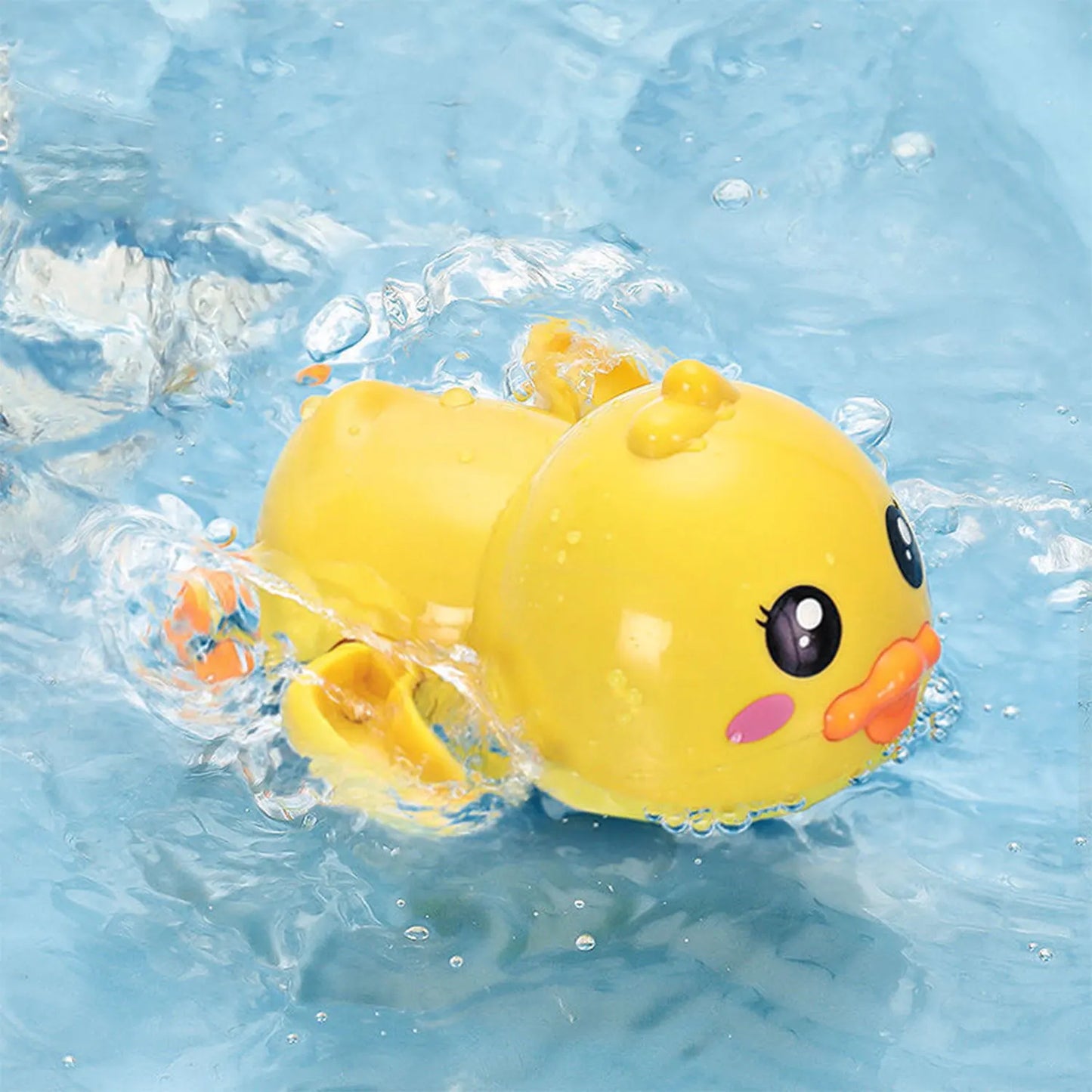 Aufziehbares Baby-Badespielzeug – Schwimmende Ente & Schildkröte für Wasserspaß in Badewanne & Pool