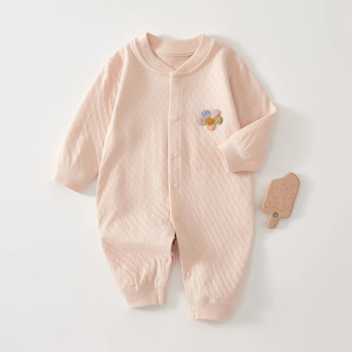 Unisex Strampler 0-24 Monate, 98% Baumwolle, Langarm