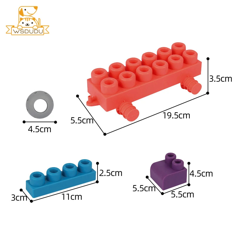 Große Weiche Bauklötze PE Gummi Sichere Stapelbare Bausteine Puzzle Spielzeug für Kleinkinder DIY Spiel Baby Konstruktionswürfel Kinder Geschenk