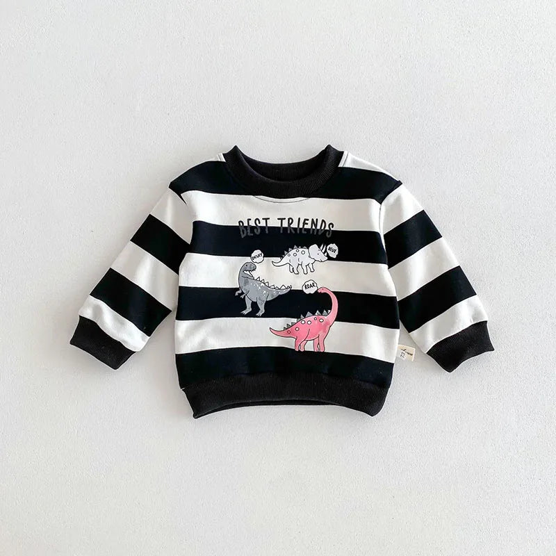 Langarmshirt für Jungen – 100 % Baumwolle – Für 6 Monate bis 3 Jahre – Bequemes Baby- und Kleinkinder-Shirt für jeden Tag