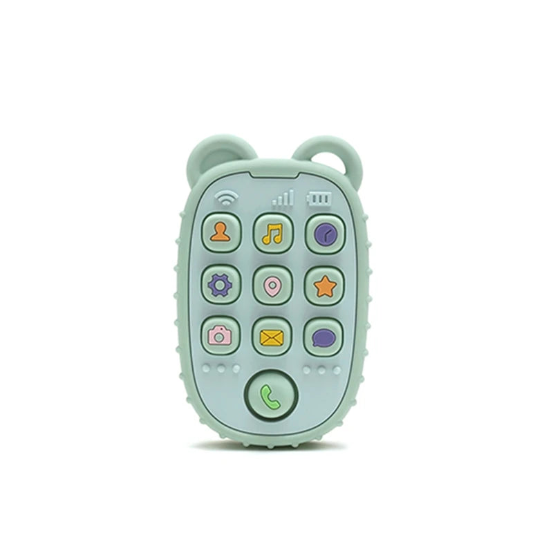 Silicone Baby Teething Mitten – BPA-Free Cartoon Bear Glove for Infants, Soothing Molar Teether, Anti-Scratch & Oral Care Toy