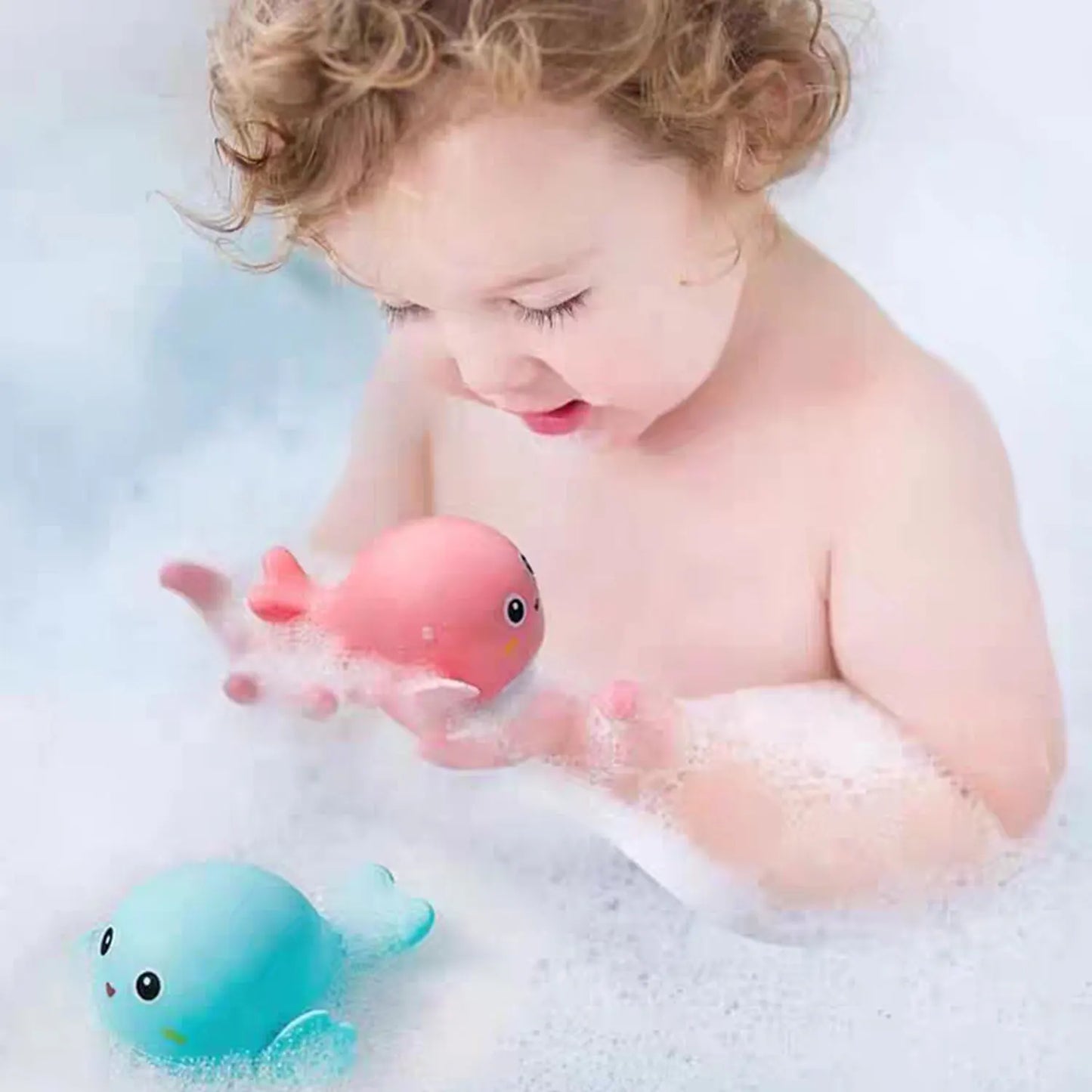Aufziehbares Baby-Badespielzeug – Schwimmende Ente & Schildkröte für Wasserspaß in Badewanne & Pool