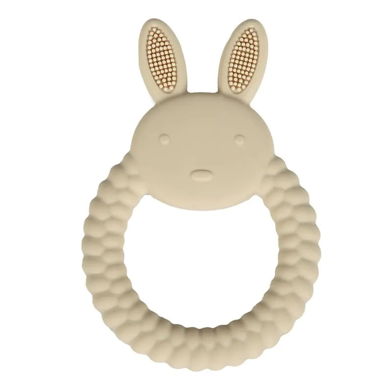 Silicone Baby Teething Mitten – BPA-Free Cartoon Bear Glove for Infants, Soothing Molar Teether, Anti-Scratch & Oral Care Toy