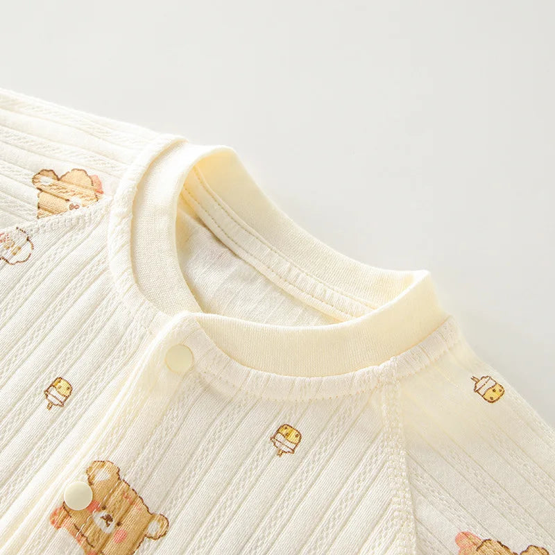 Unisex Strampler 0-24 Monate, 100% Baumwolle, Langarm