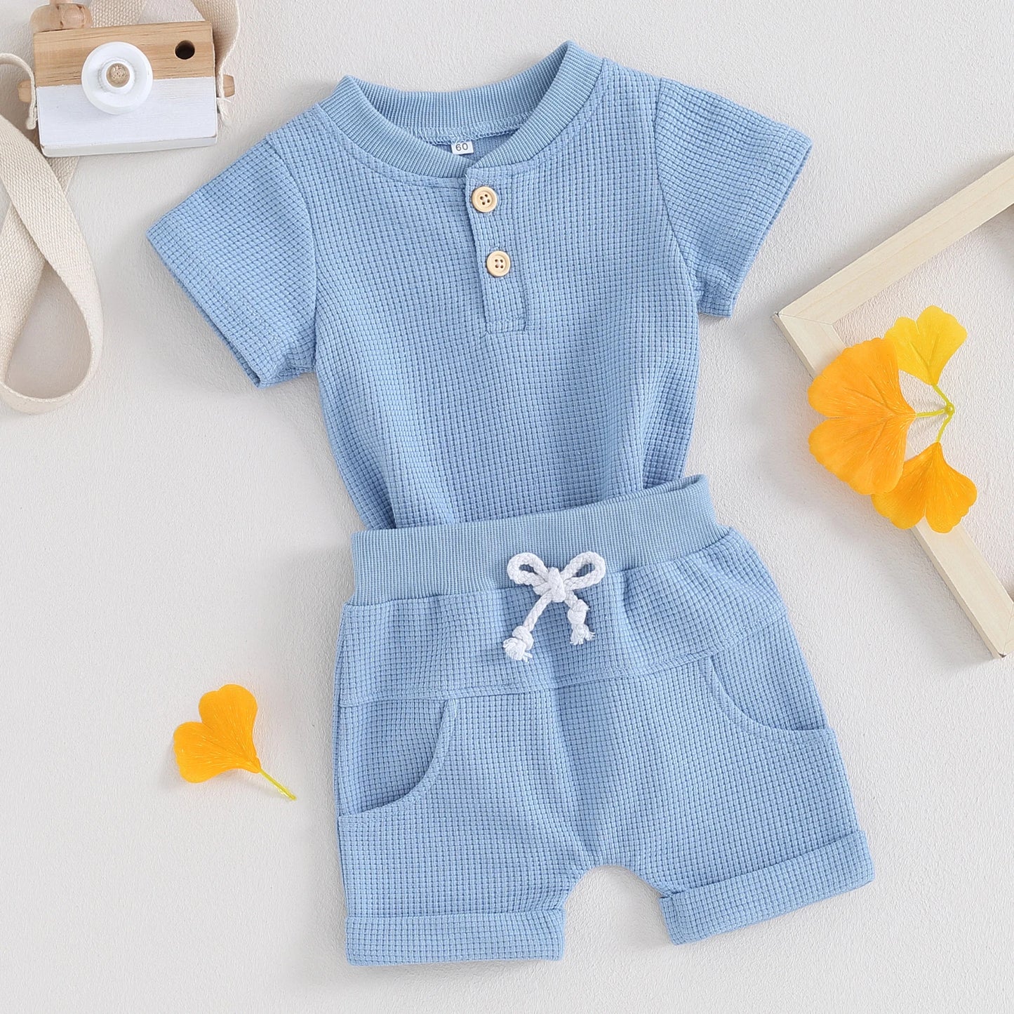 Jungen Baby-Set 0–24 Monate, Kurzarm – Set aus T-Shirt und Shorts