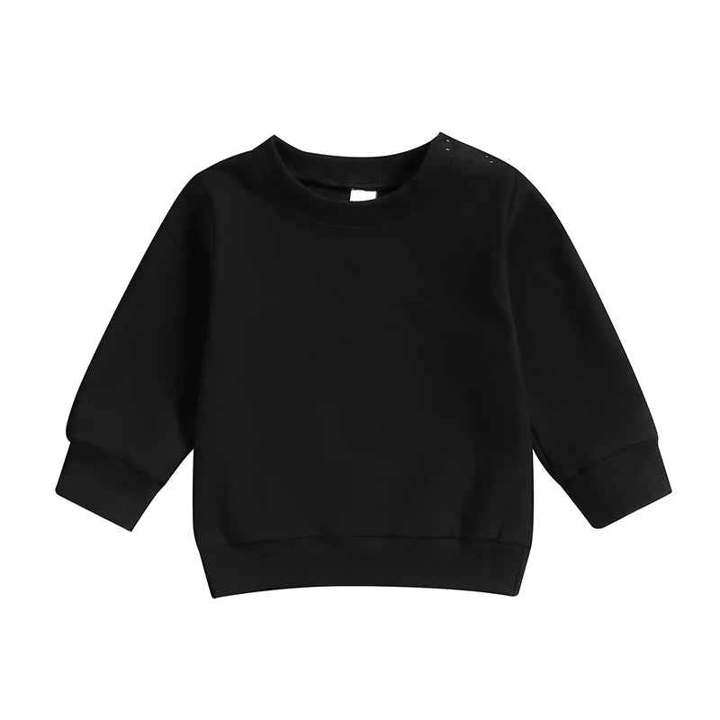 Pullover für Babys & Kleinkinder – Unisex Sweatshirt mit langen Ärmeln für Herbst und Frühling, für Jungen und Mädchen im Alter von 0–36 Monaten