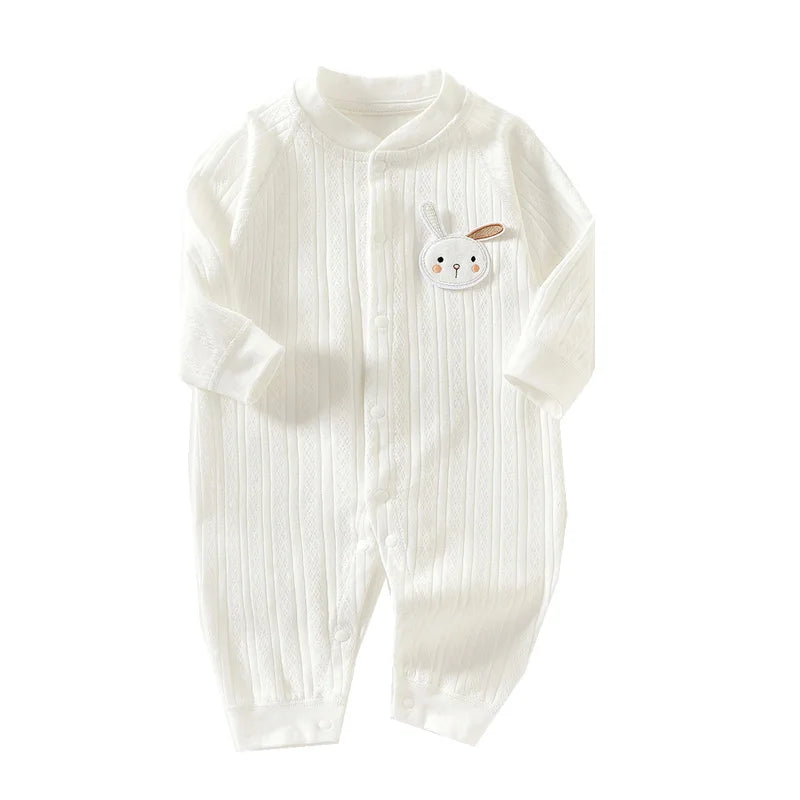 Unisex Strampler 0-24 Monate, 100% Baumwolle, Langarm