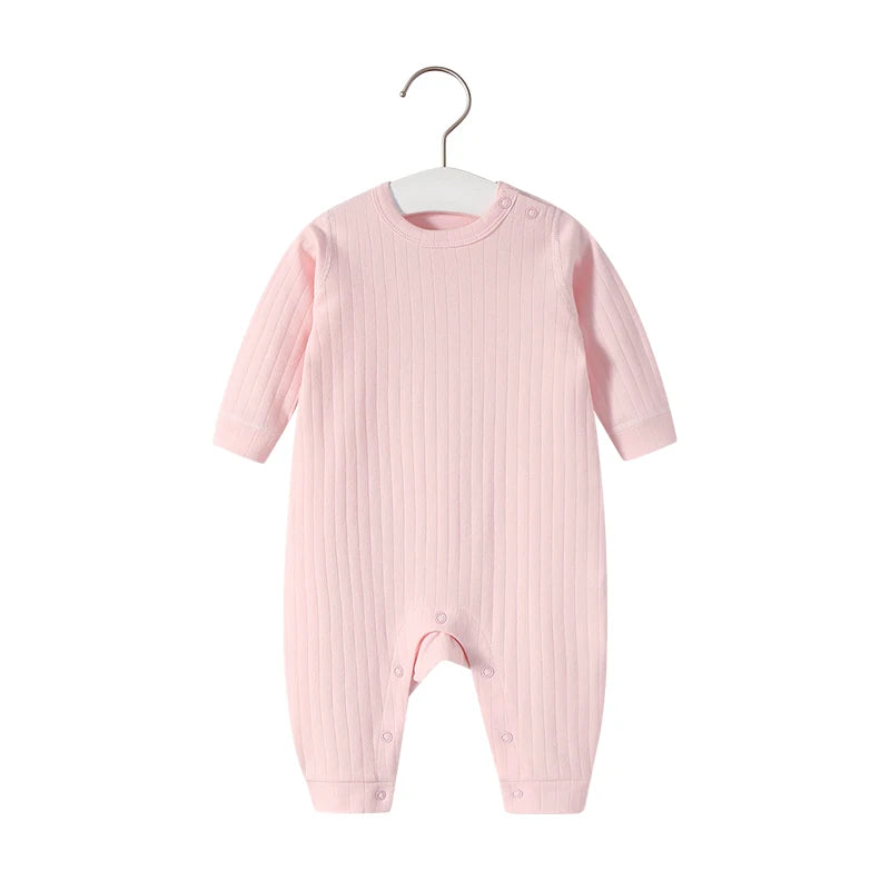 Unisex Strampler 0–24 Monate, 100% Baumwolle, Langarm – Komfortabel und Hautfreundlich für Ihr Baby