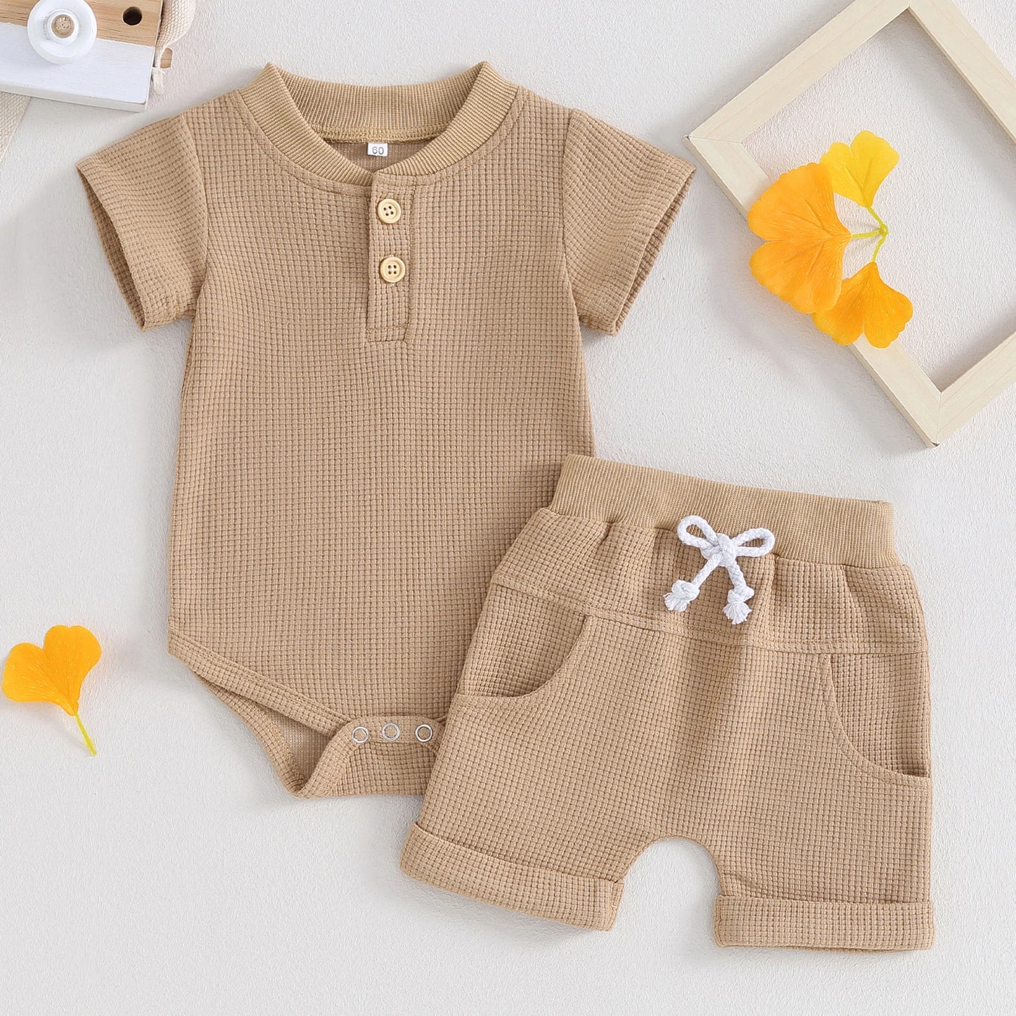 Jungen Baby-Set 0–24 Monate, Kurzarm – Set aus T-Shirt und Shorts