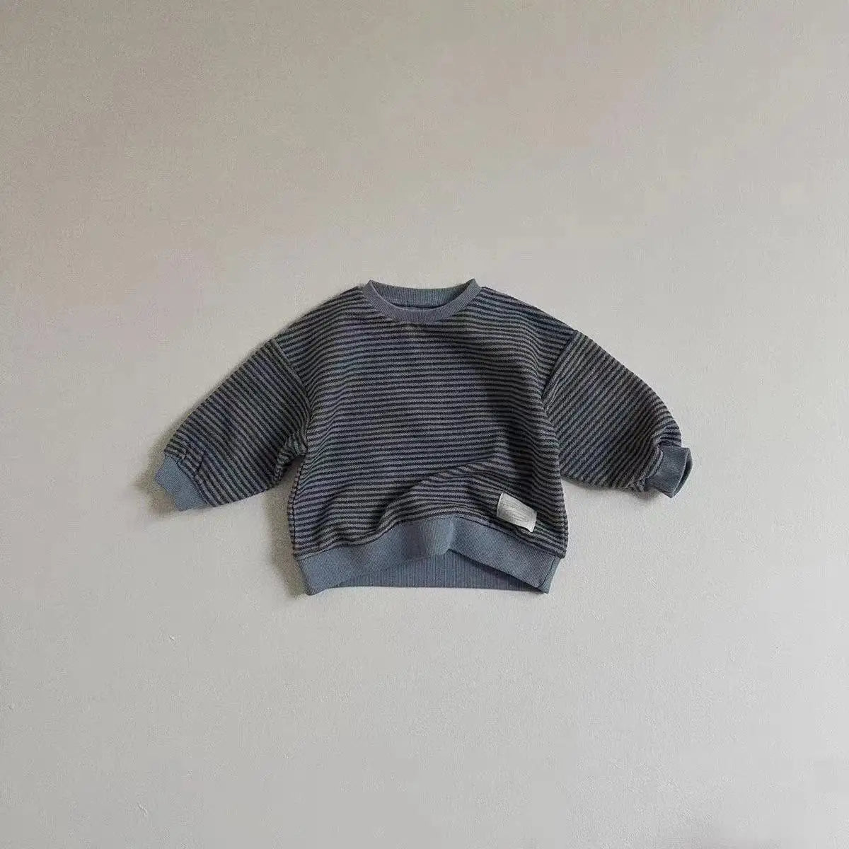 Unisex Baby Sweatshirt – Langarm – 100 % Baumwolle – Gestreift – Für 7 bis 36 Monate