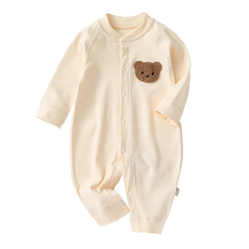 Unisex Strampler 0-24 Monate, 100% Baumwolle, Langarm