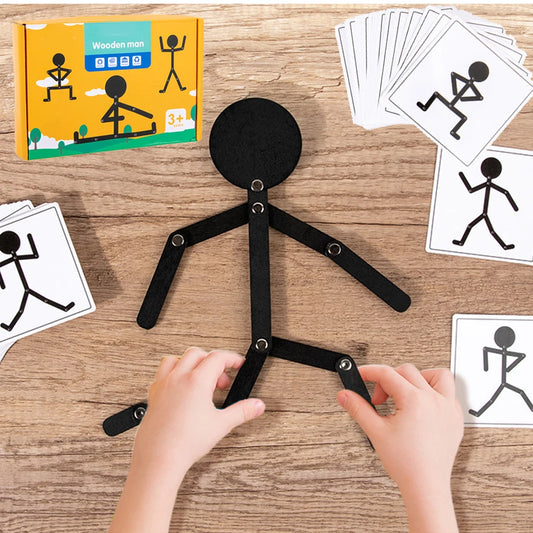 Montessori Lernspielzeug – DIY Puzzle Brettspiel für Kinder, Feinmotorik & Vorschultraining, Pädagogisches Früherziehungs-Spielzeug