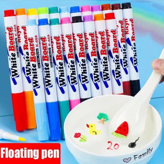 Magischer Wasser-Malstift für Kinder – Schwimmender Whiteboard-Marker für kreative Montessori-Malerei & frühes Lernen