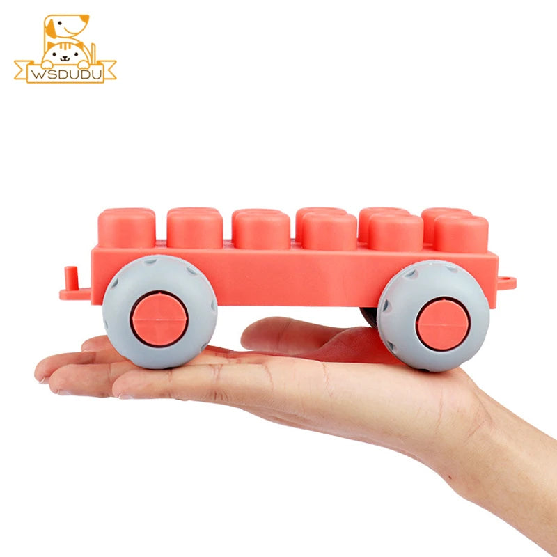 Große Weiche Bauklötze PE Gummi Sichere Stapelbare Bausteine Puzzle Spielzeug für Kleinkinder DIY Spiel Baby Konstruktionswürfel Kinder Geschenk