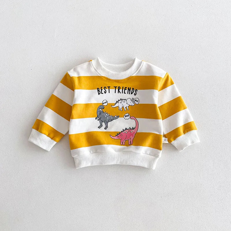 Langarmshirt für Jungen – 100 % Baumwolle – Für 6 Monate bis 3 Jahre – Bequemes Baby- und Kleinkinder-Shirt für jeden Tag